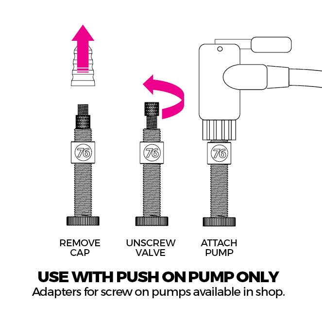 Tubeless Ventile Hi Flow "No Clog" Valves