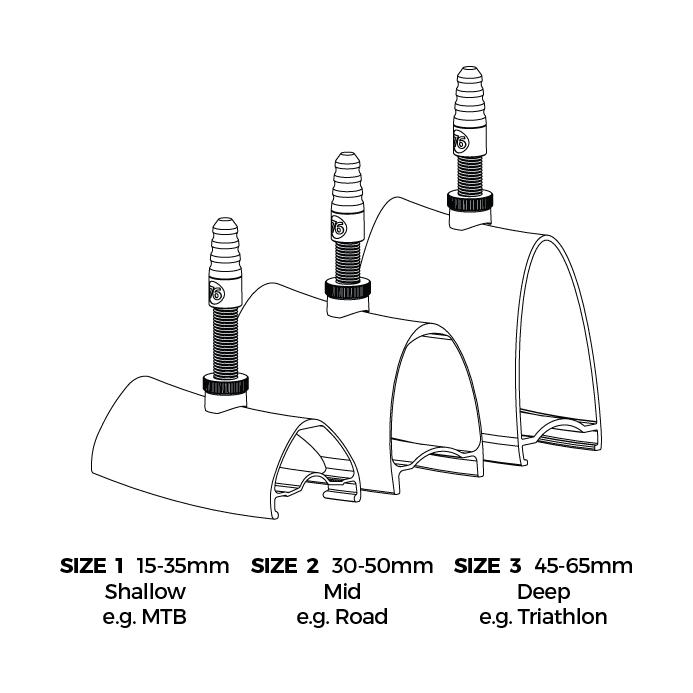 Tubeless Ventile Hi Flow "No Clog" Valves